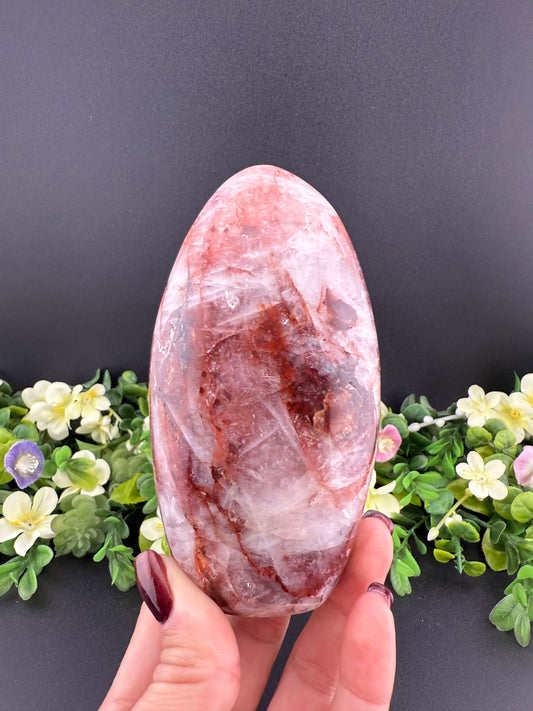 Large Fire Quartz Freeform