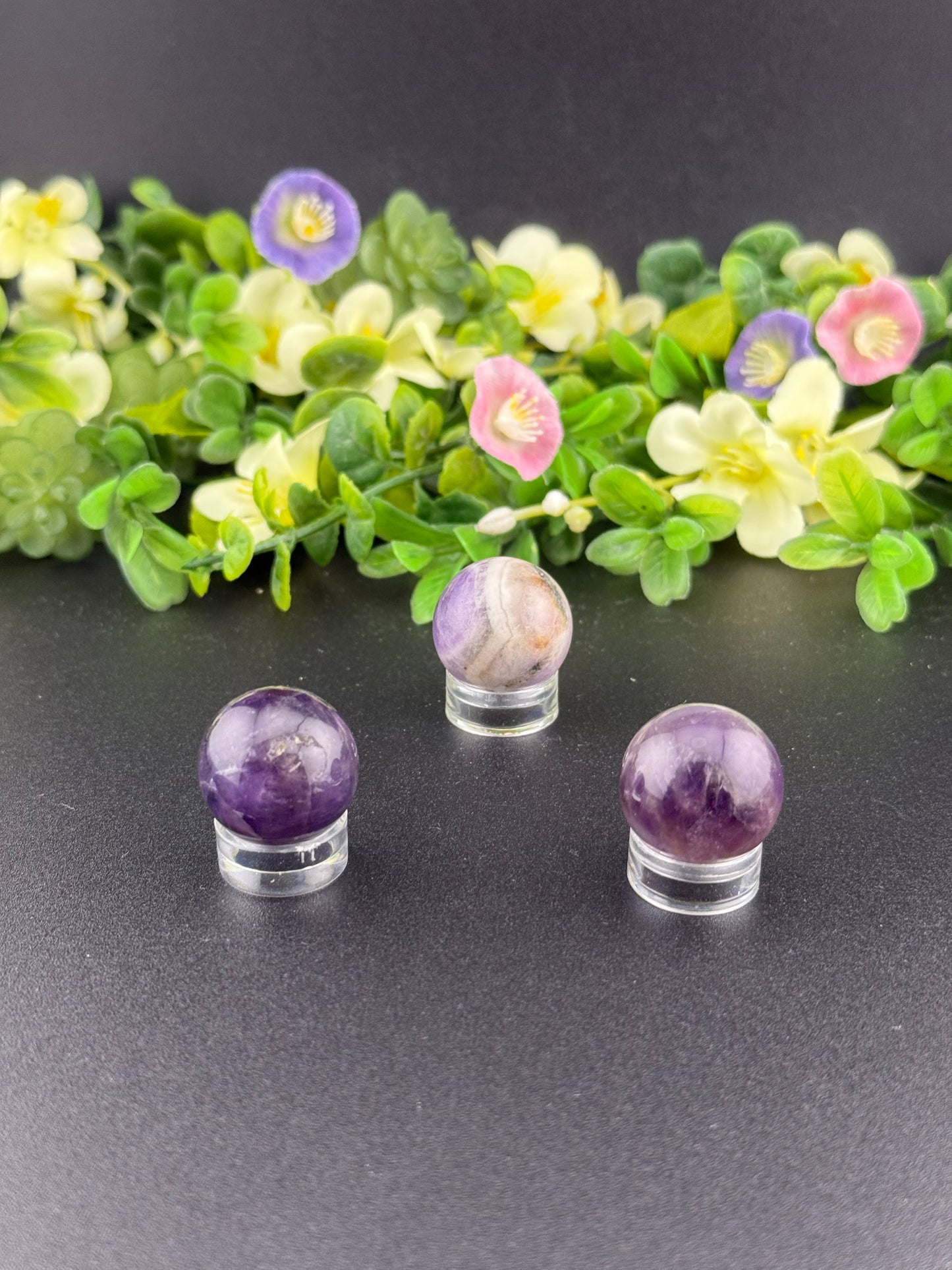Mini Dream Amethyst Spheres [Intuitively Chosen]