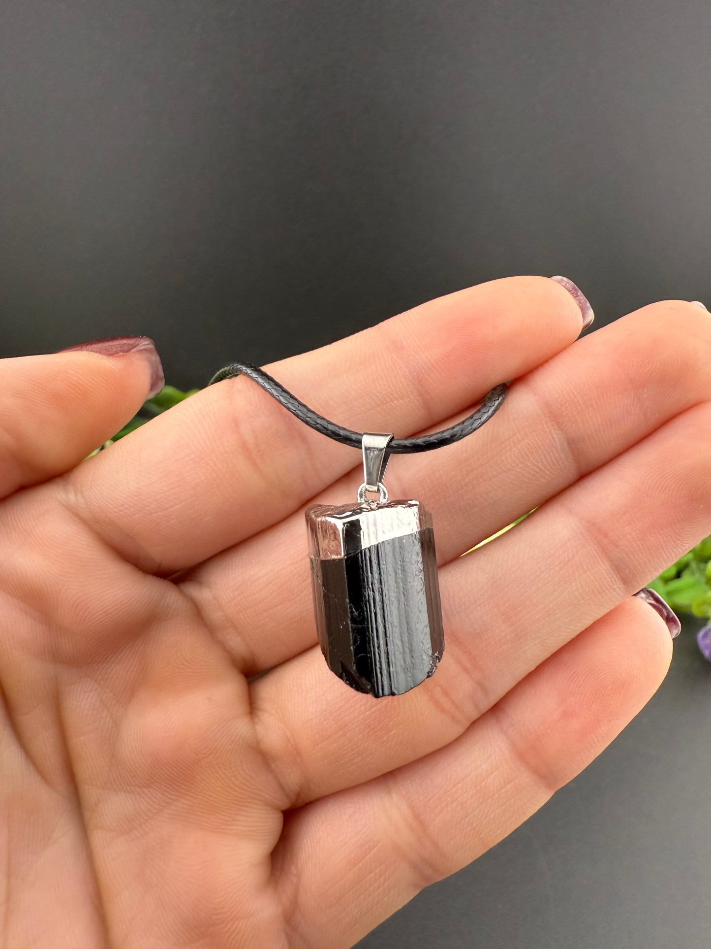 Black Tourmaline Necklace #2