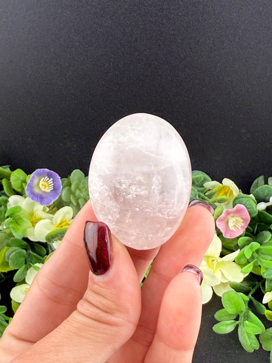 Small Rose Quartz Palmstone