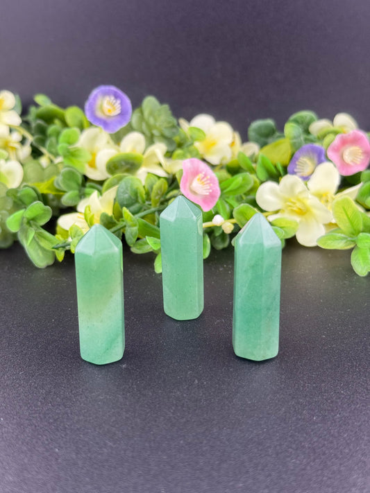 Small Green Aventurine Towers
