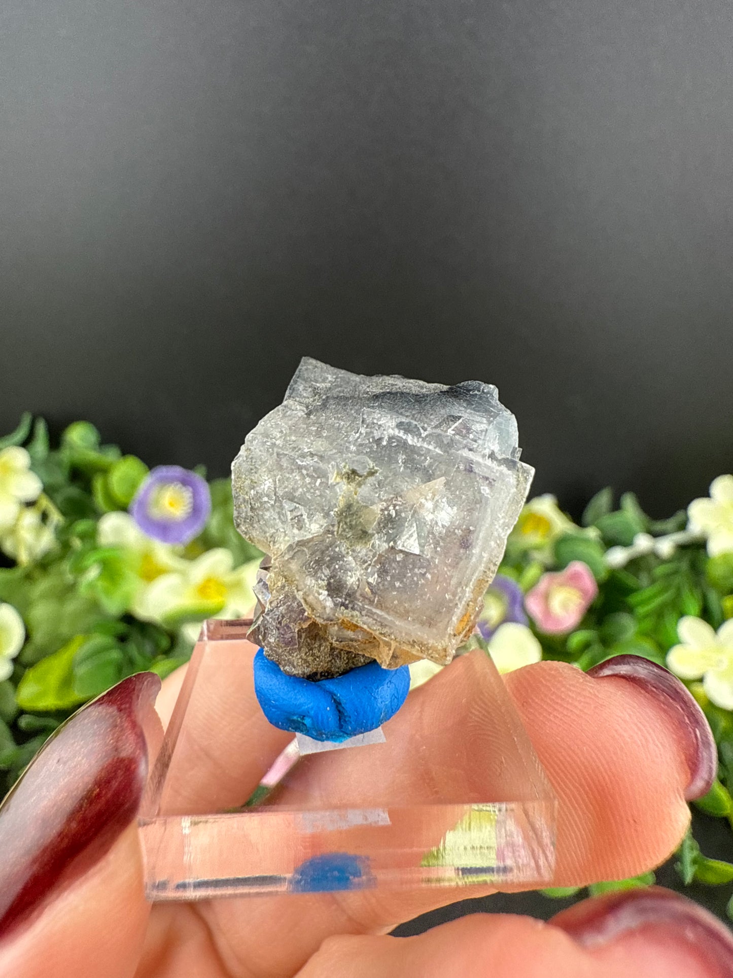 YGX Fluorite with Pyrite & Bismuthinite Inclusions