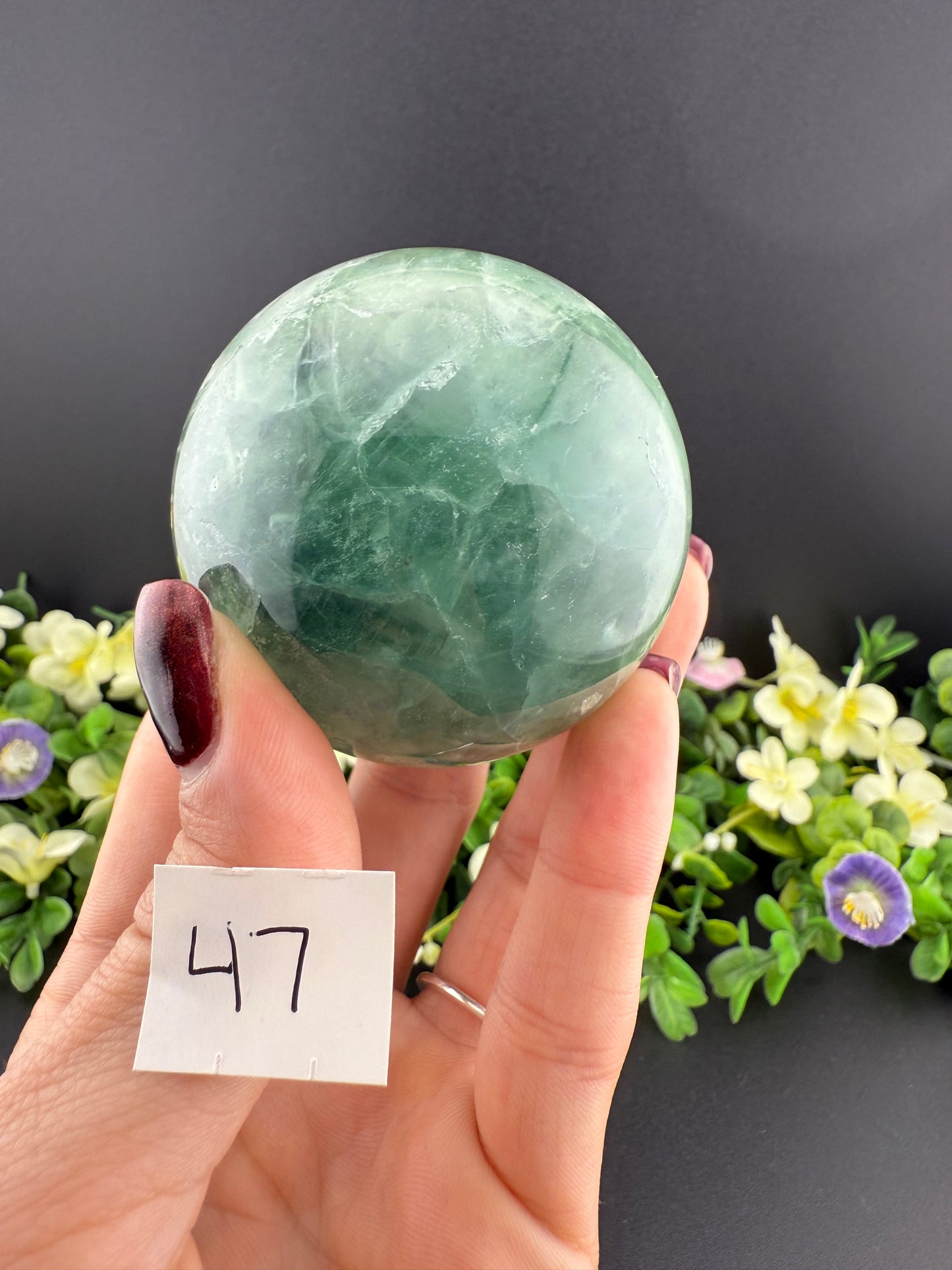 Feather Fluorite Spheres