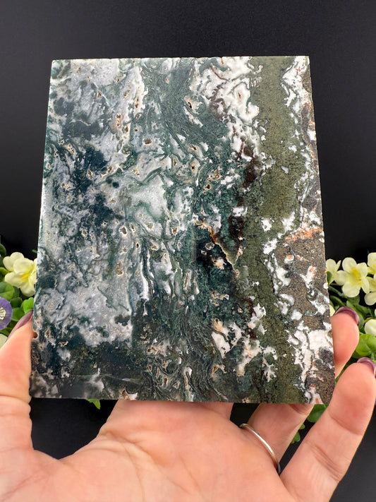 Large Moss Agate Slab