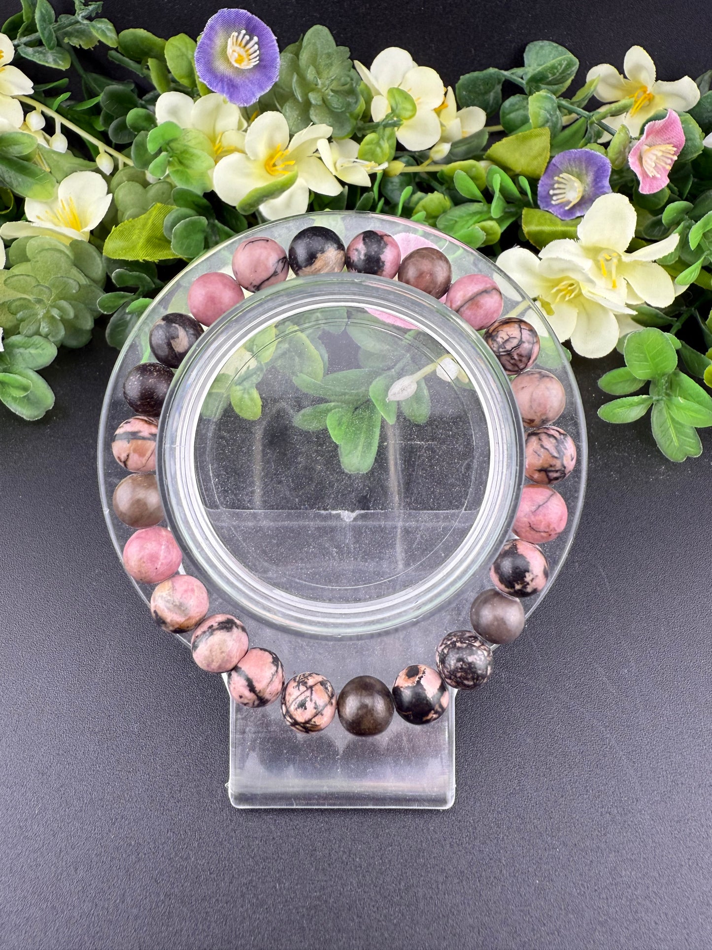 8mm Rhodonite Bracelet