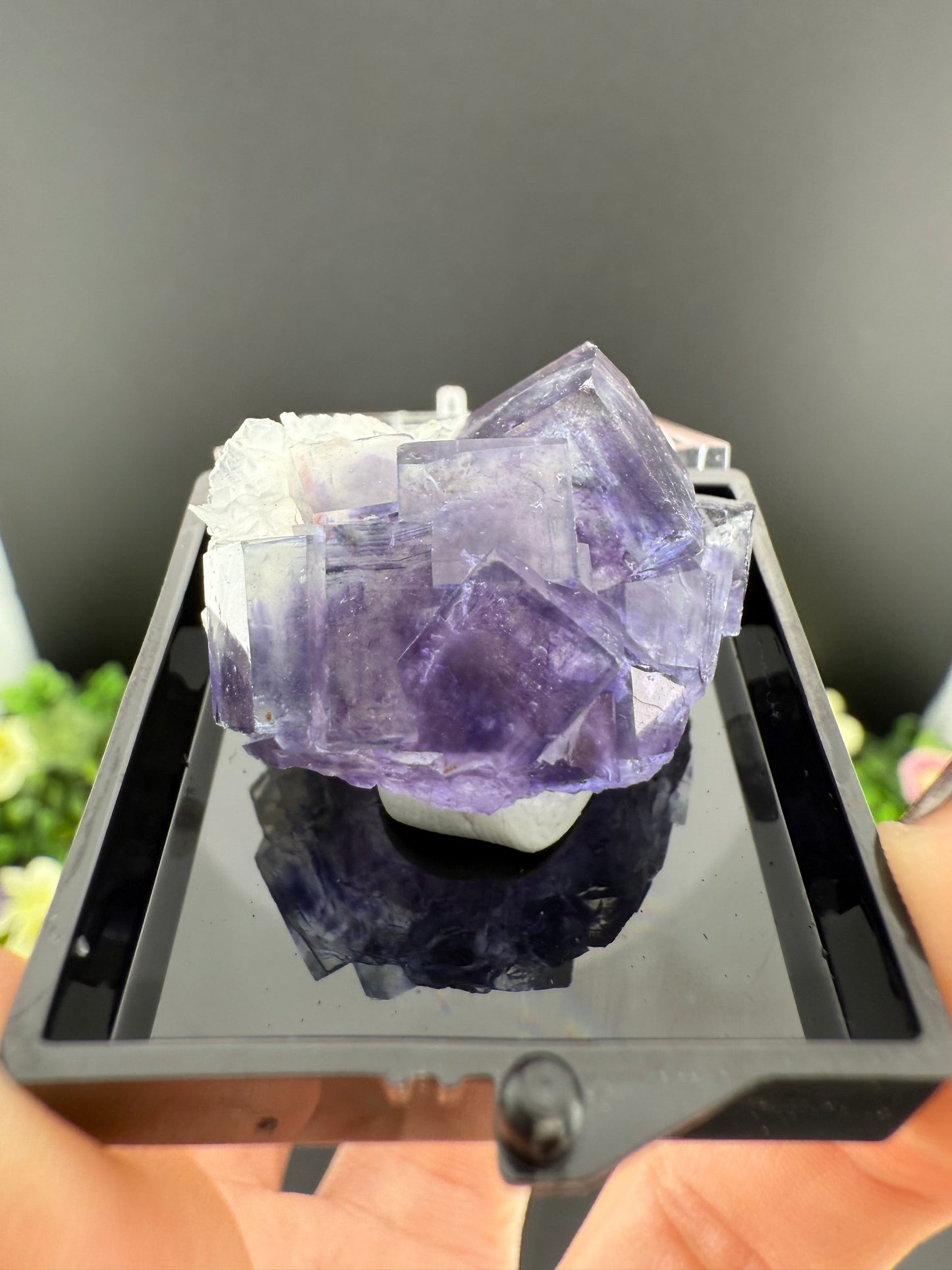 YGX Fluorite with Calcite