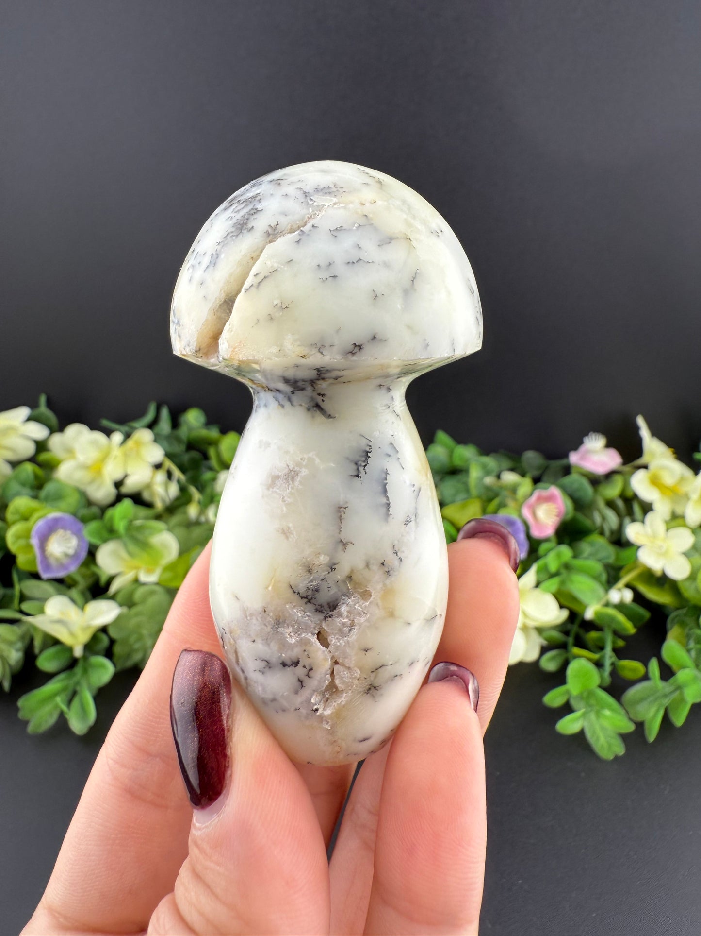 Dendritic Agate Mushroom