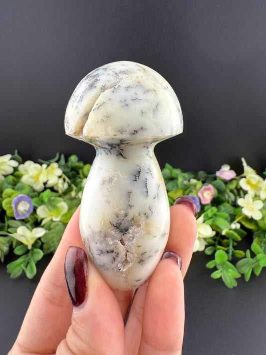 Dendritic Agate Mushroom