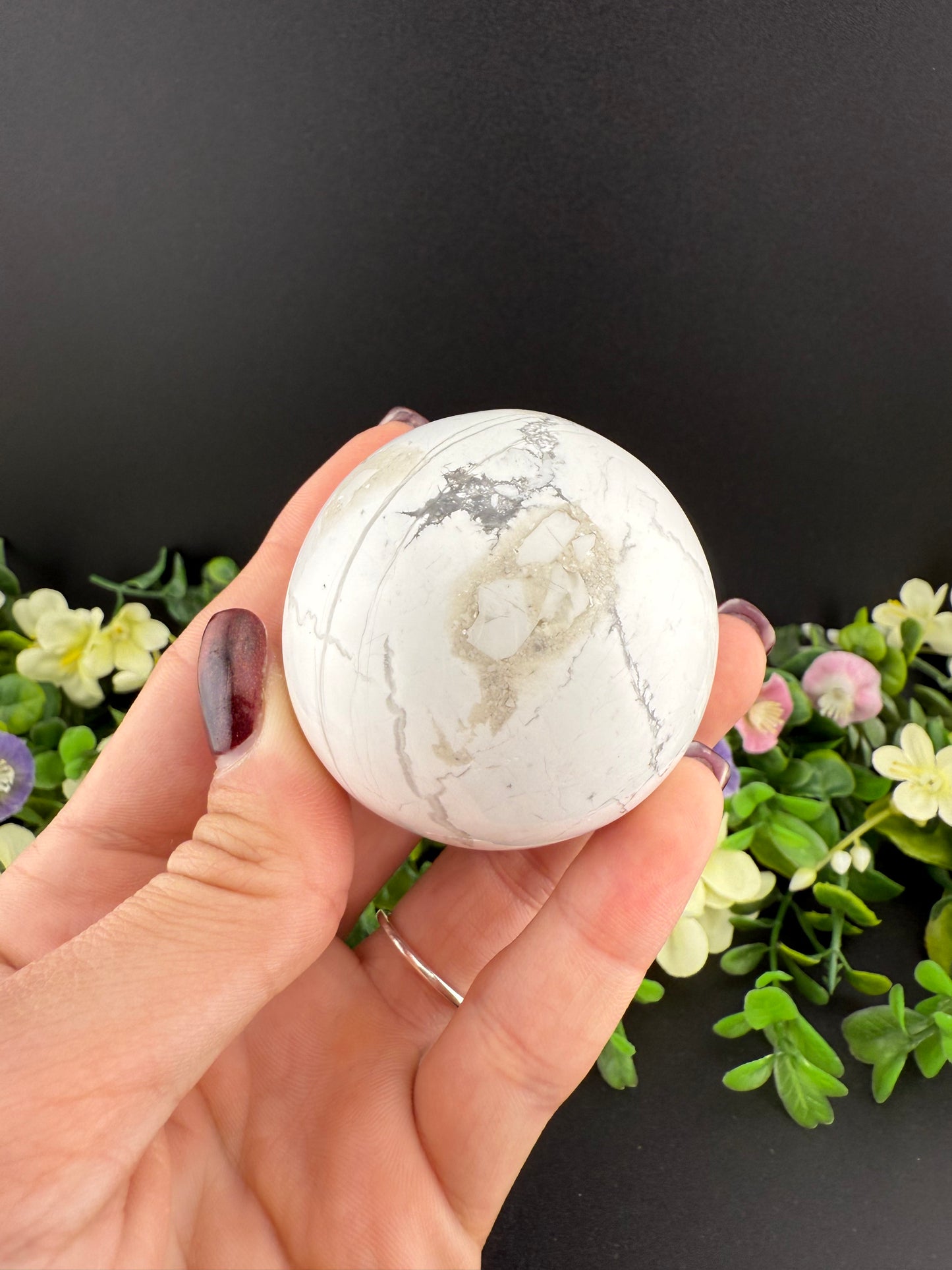 Howlite Sphere