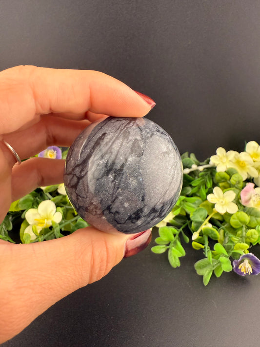 Spider Web Jasper Sphere