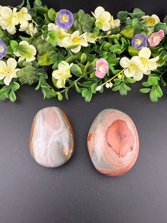 Polychrome Jasper Palmstones
