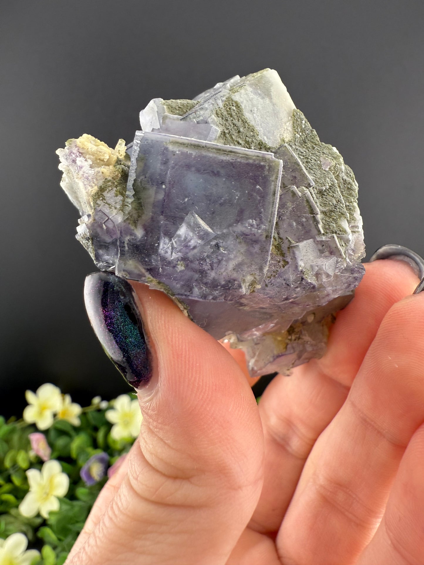 YGX Fluorite with Chlorite & Muscovite