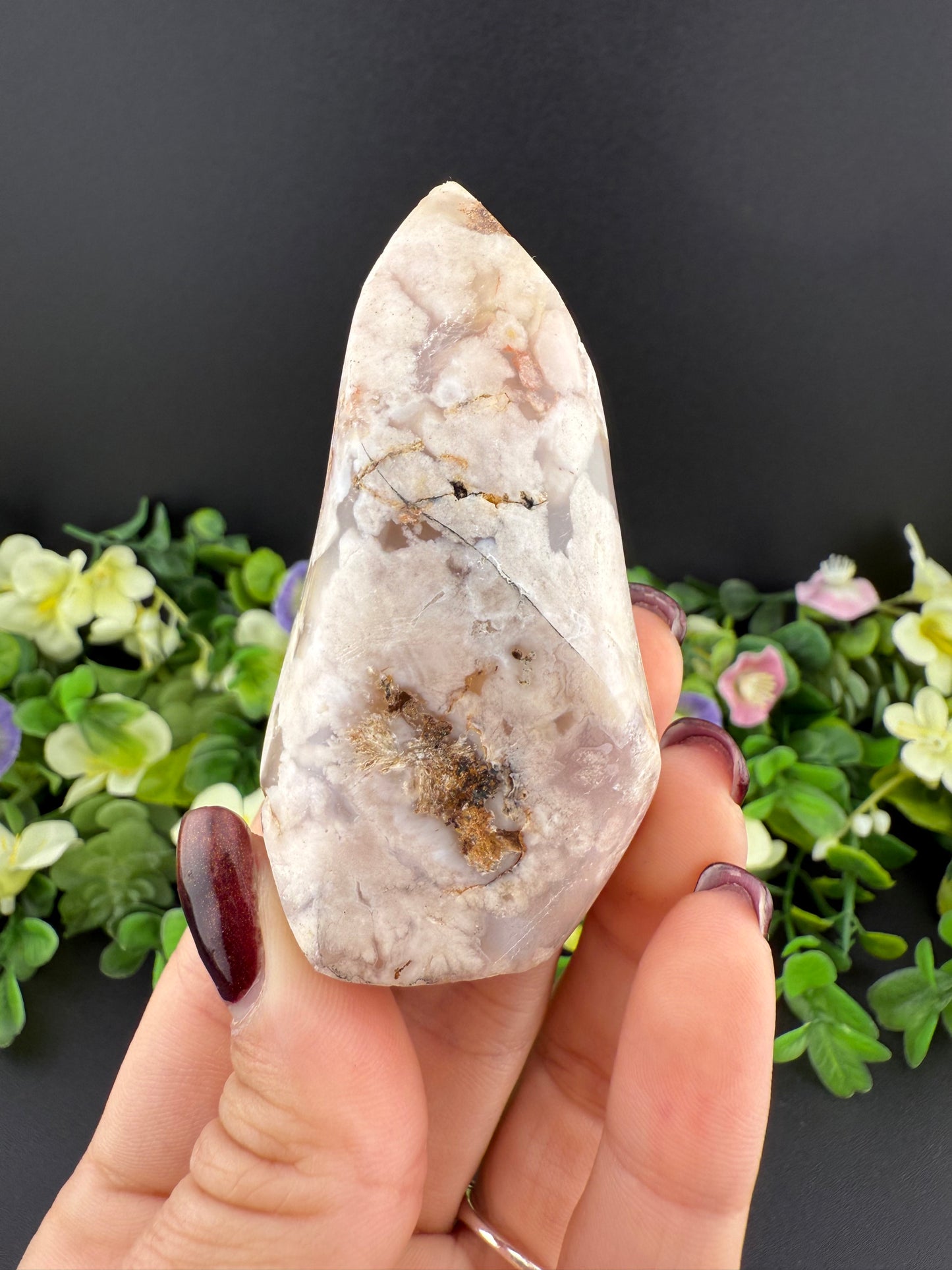 Small Flower Agate Flame