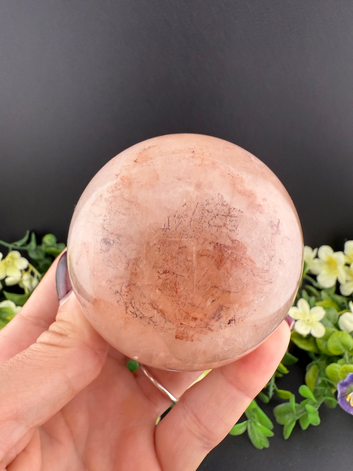 Fire Quartz Sphere