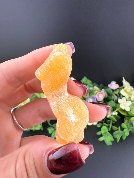 Orange Calcite Lady Body