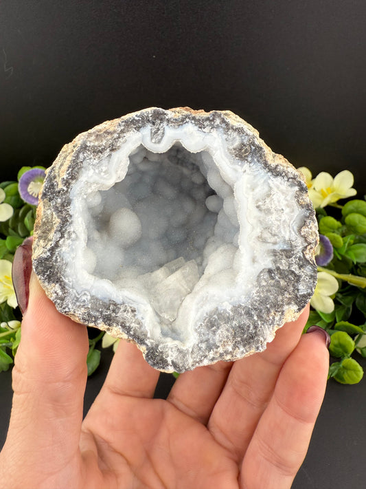 Snow Agate Geode