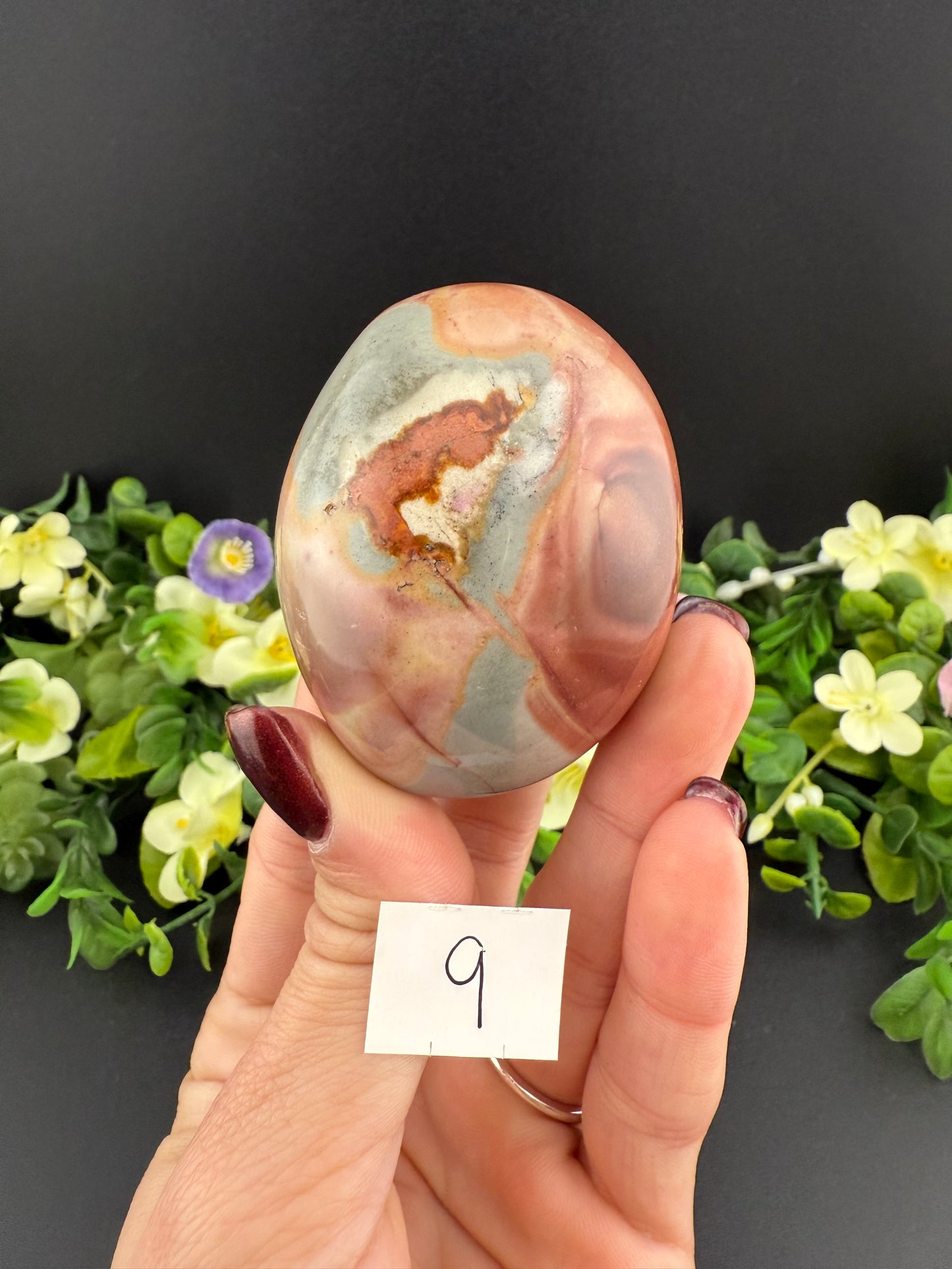 Polychrome Jasper Palmstones