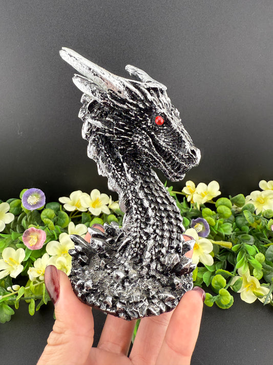 Silver Dragon Sphere Holder