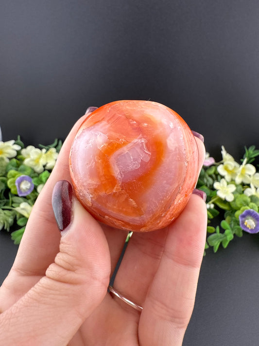 Red Agate Palmstone