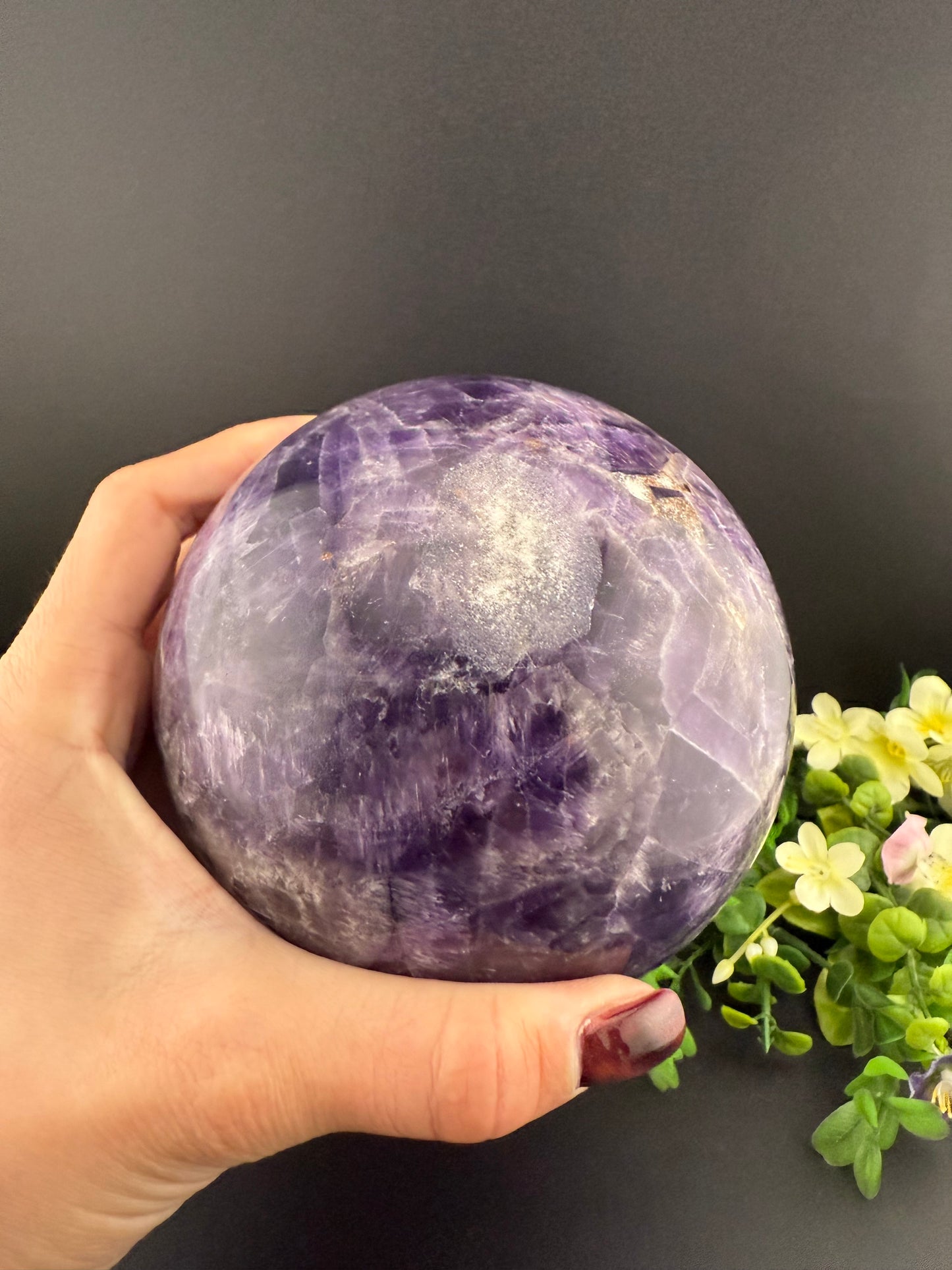 Large Dream Amethyst Sphere