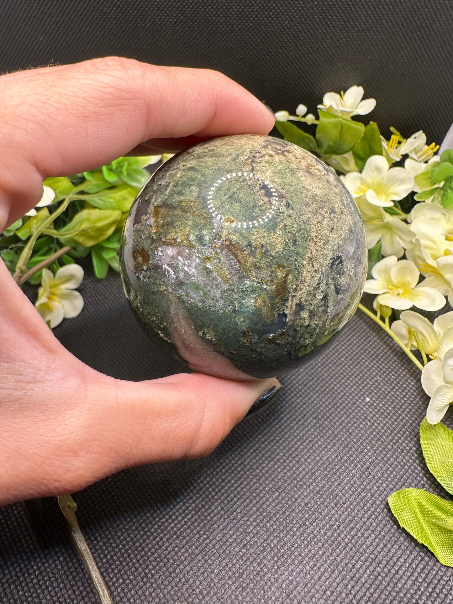 Moss Agate Sphere