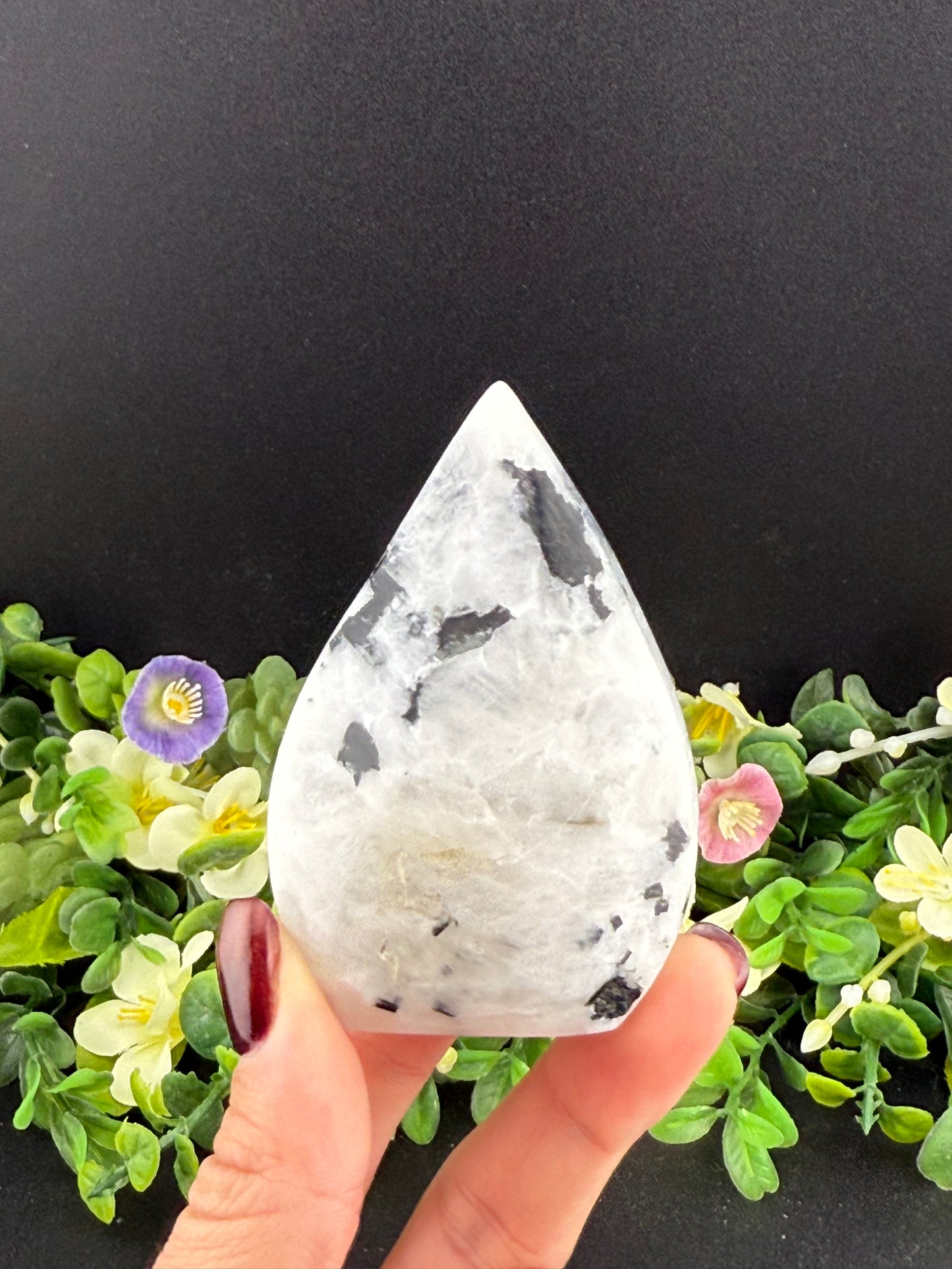 Rainbow Moonstone Teardrop