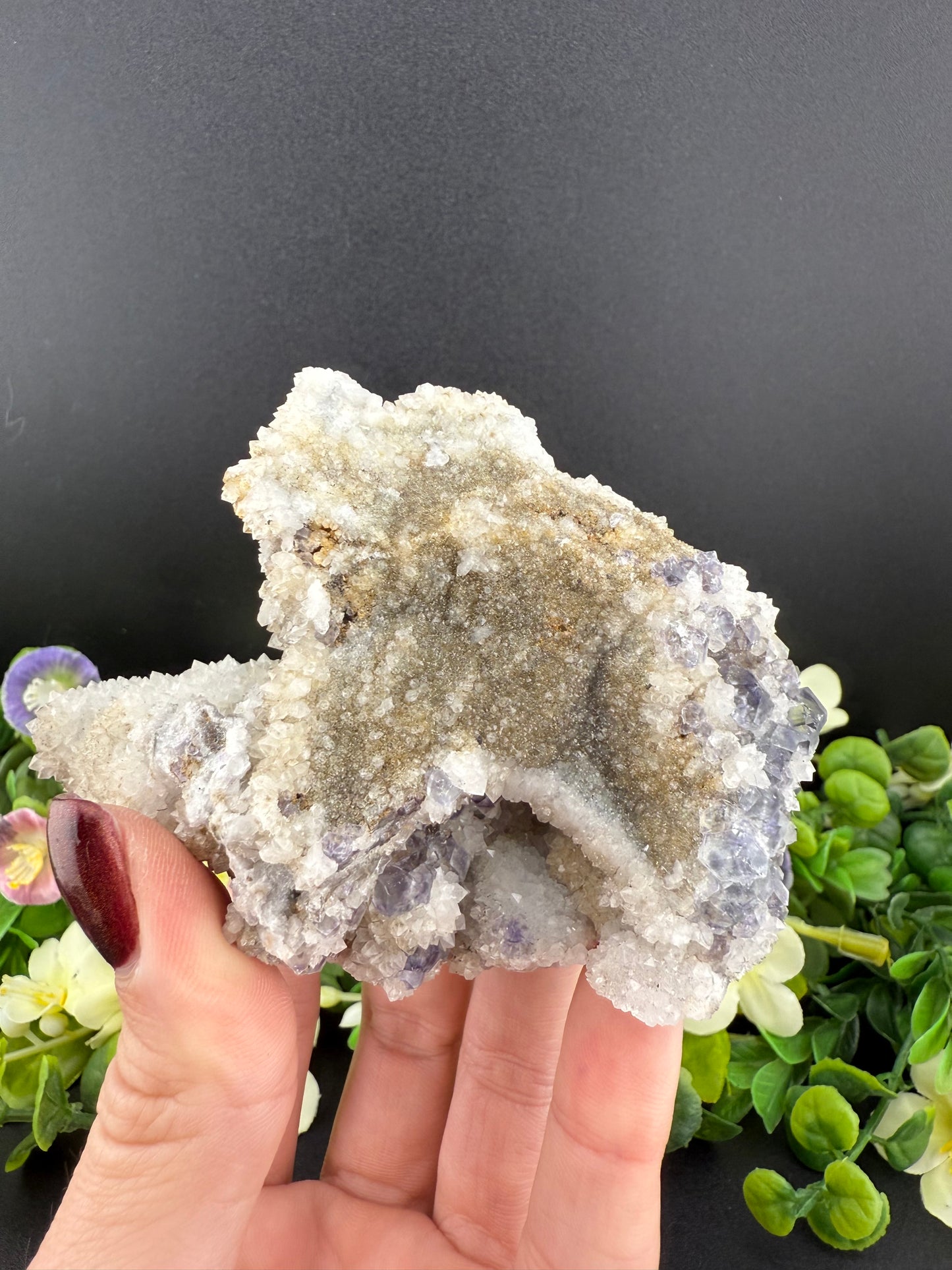 Big Blue Heart Fluorite Specimen