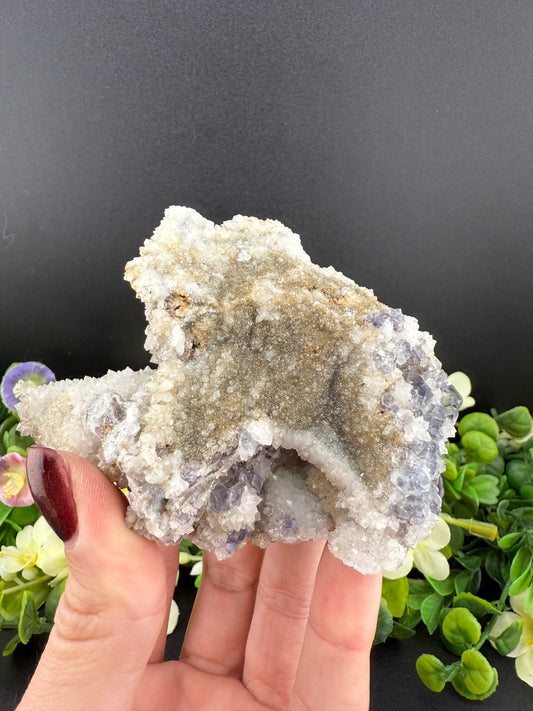 Big Blue Heart Fluorite Specimen