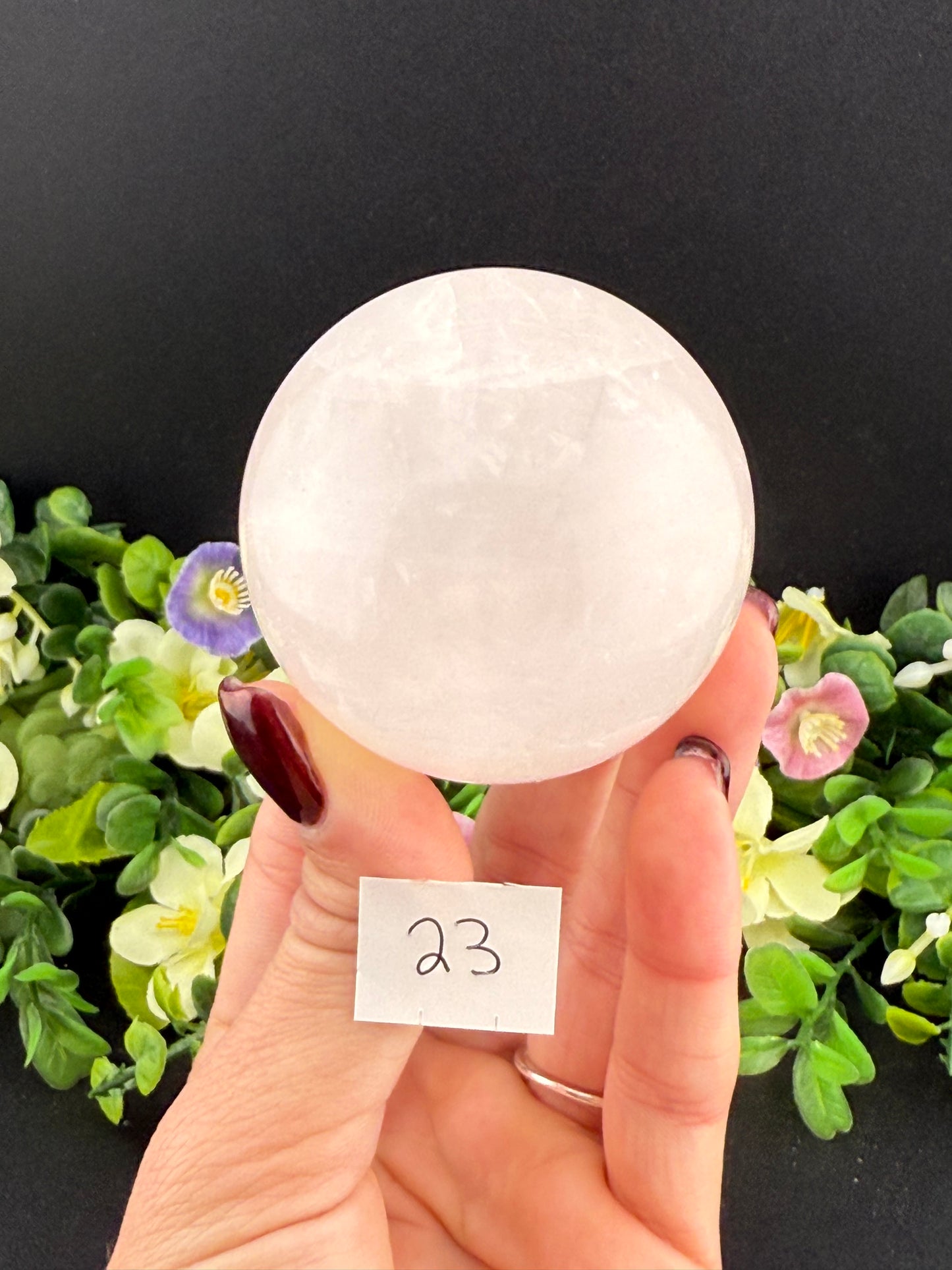 Rose Quartz Spheres