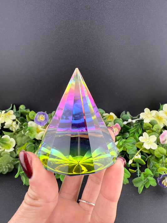 Rainbow Crystal Cone