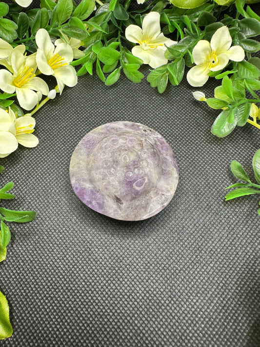 Dream Amethyst UFO Carving