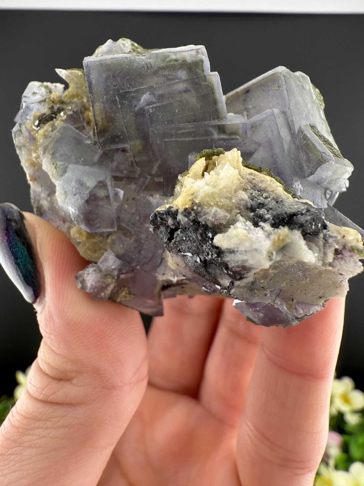 YGX Fluorite with Chlorite & Muscovite