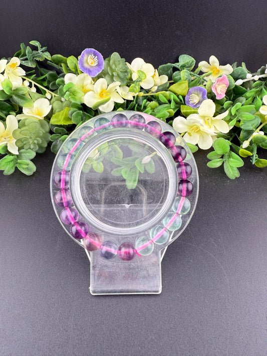 8mm Fluorite Bracelet