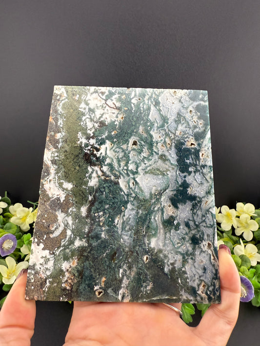 Large Moss Agate Slab
