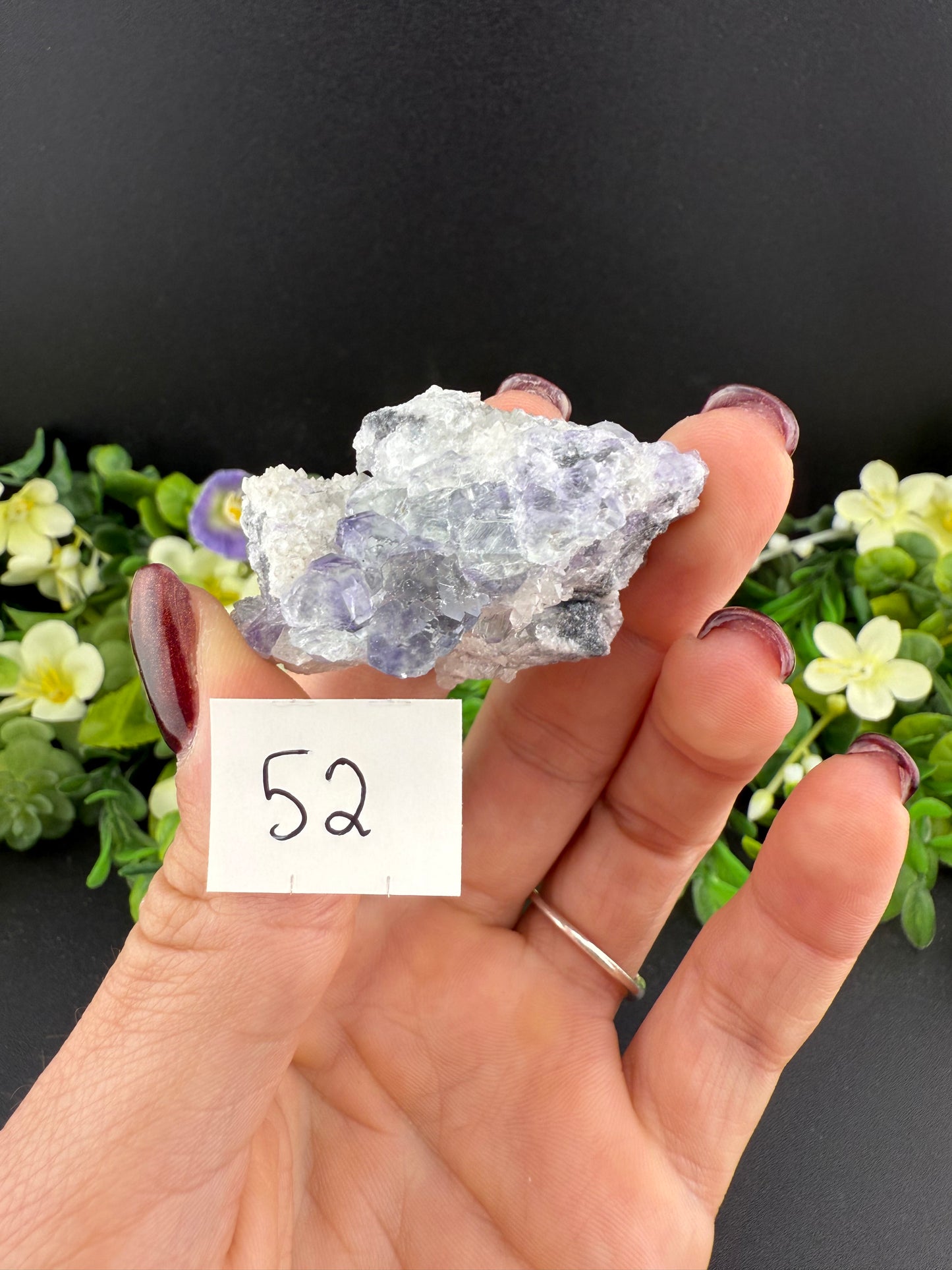 Blue Heart Fluorites