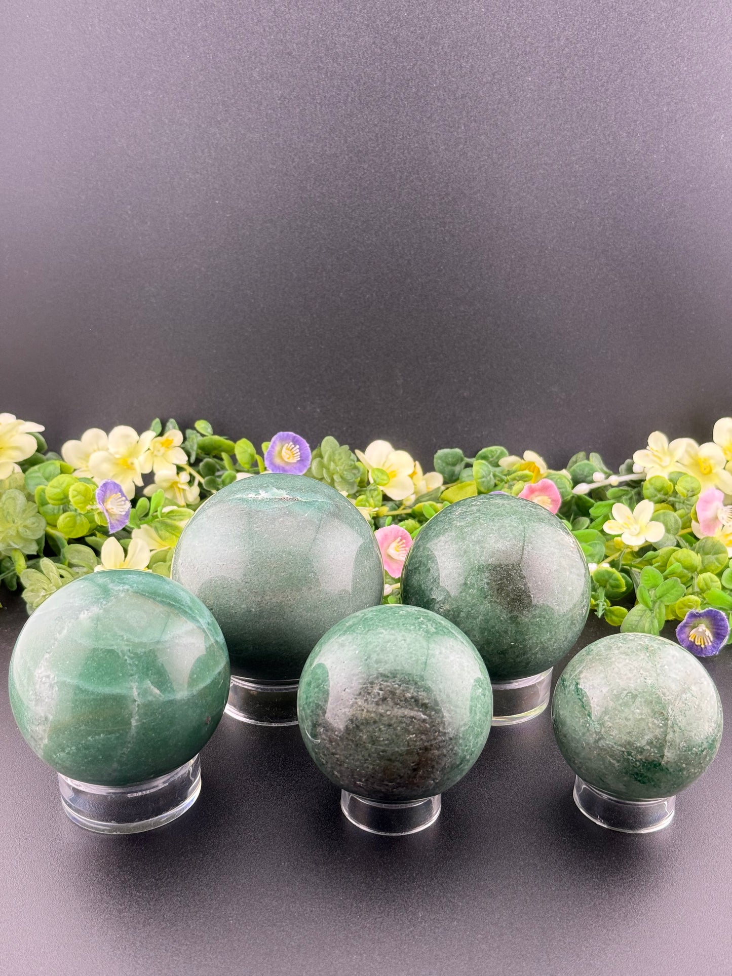 Green Aventurine Spheres