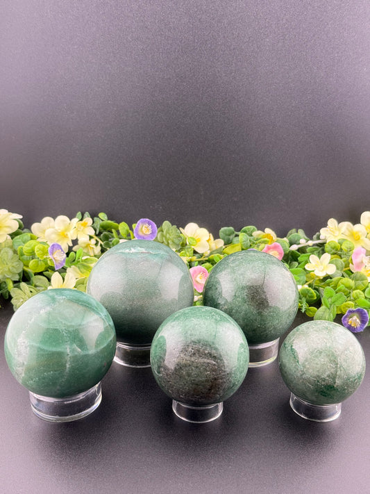 Green Aventurine Spheres
