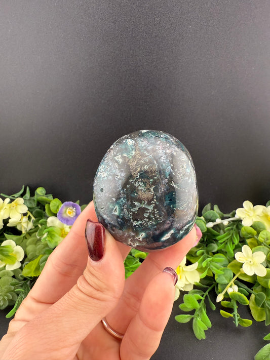 Moss Agate Palmstone