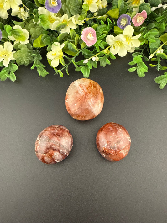 Fire Quartz Palmstone