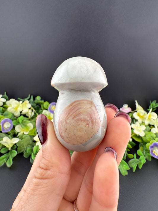 Polychrome Jasper Mushroom