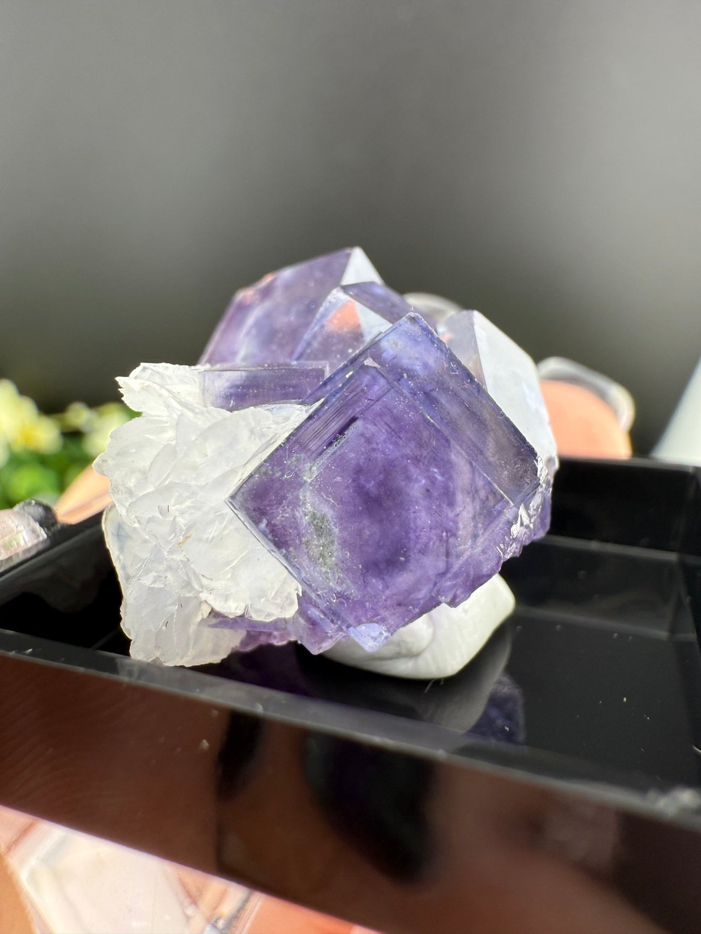 YGX Fluorite with Calcite