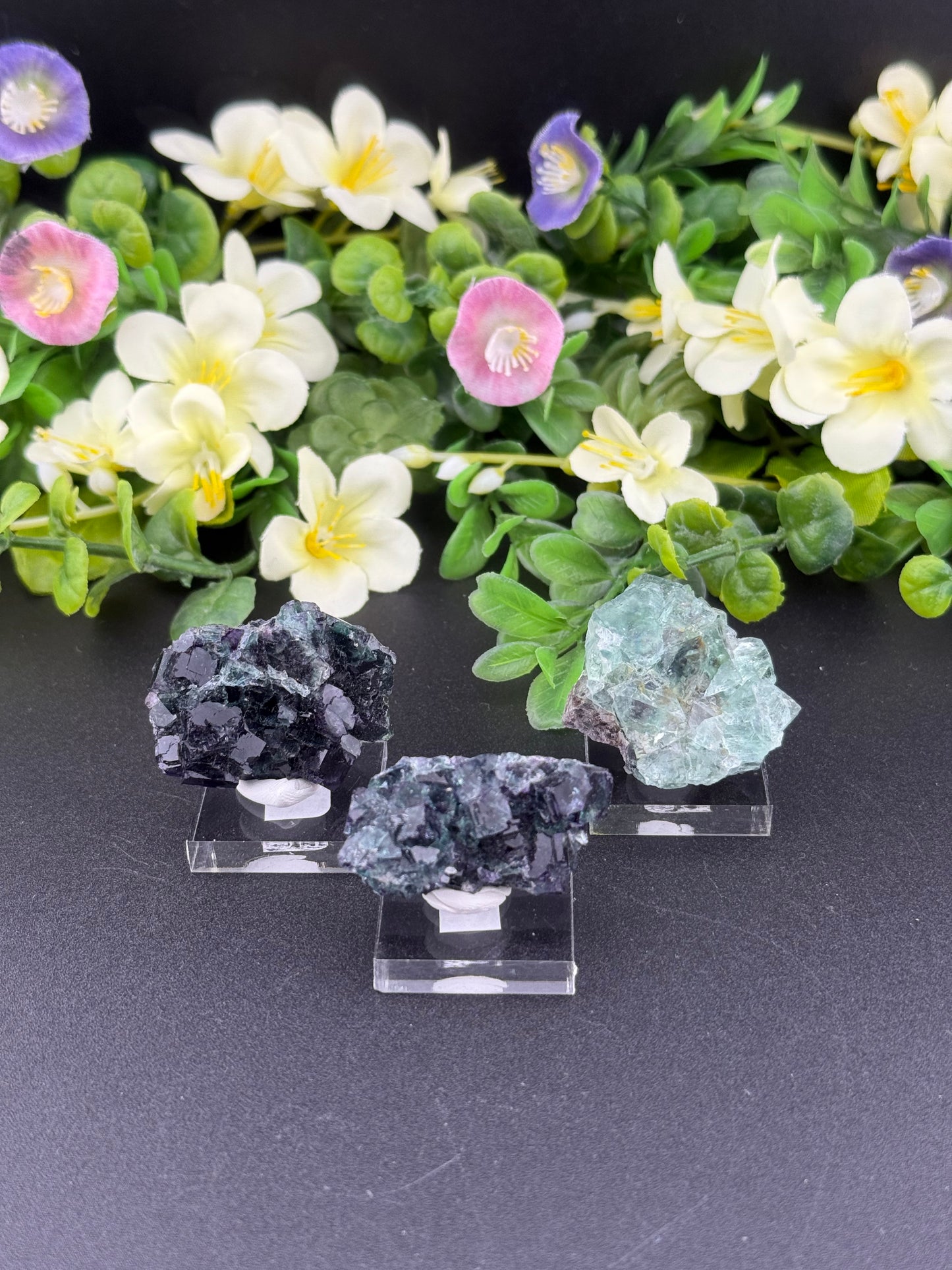 Small Okorusu Fluorite Clusters