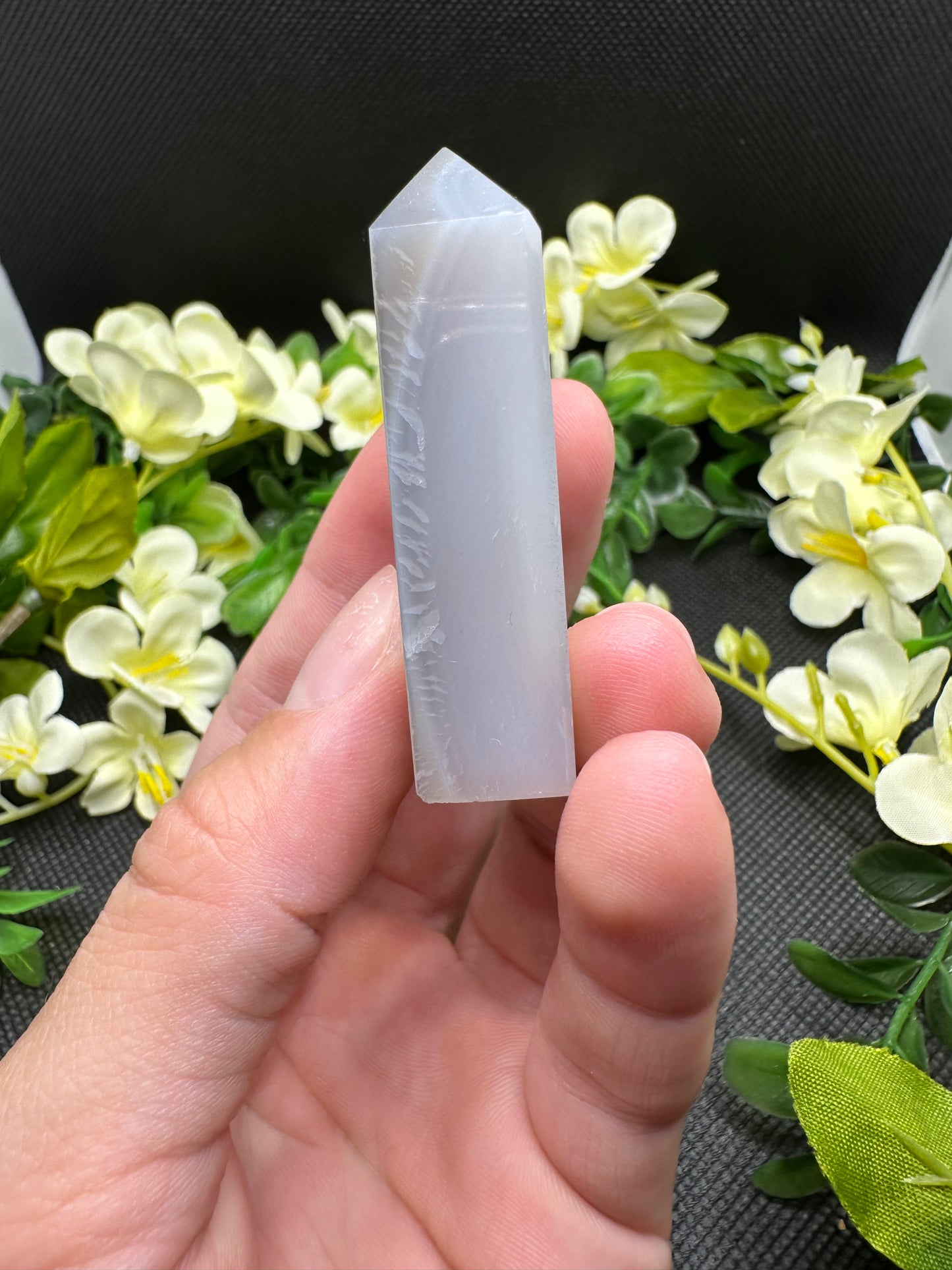 Small Druzy Agate Tower