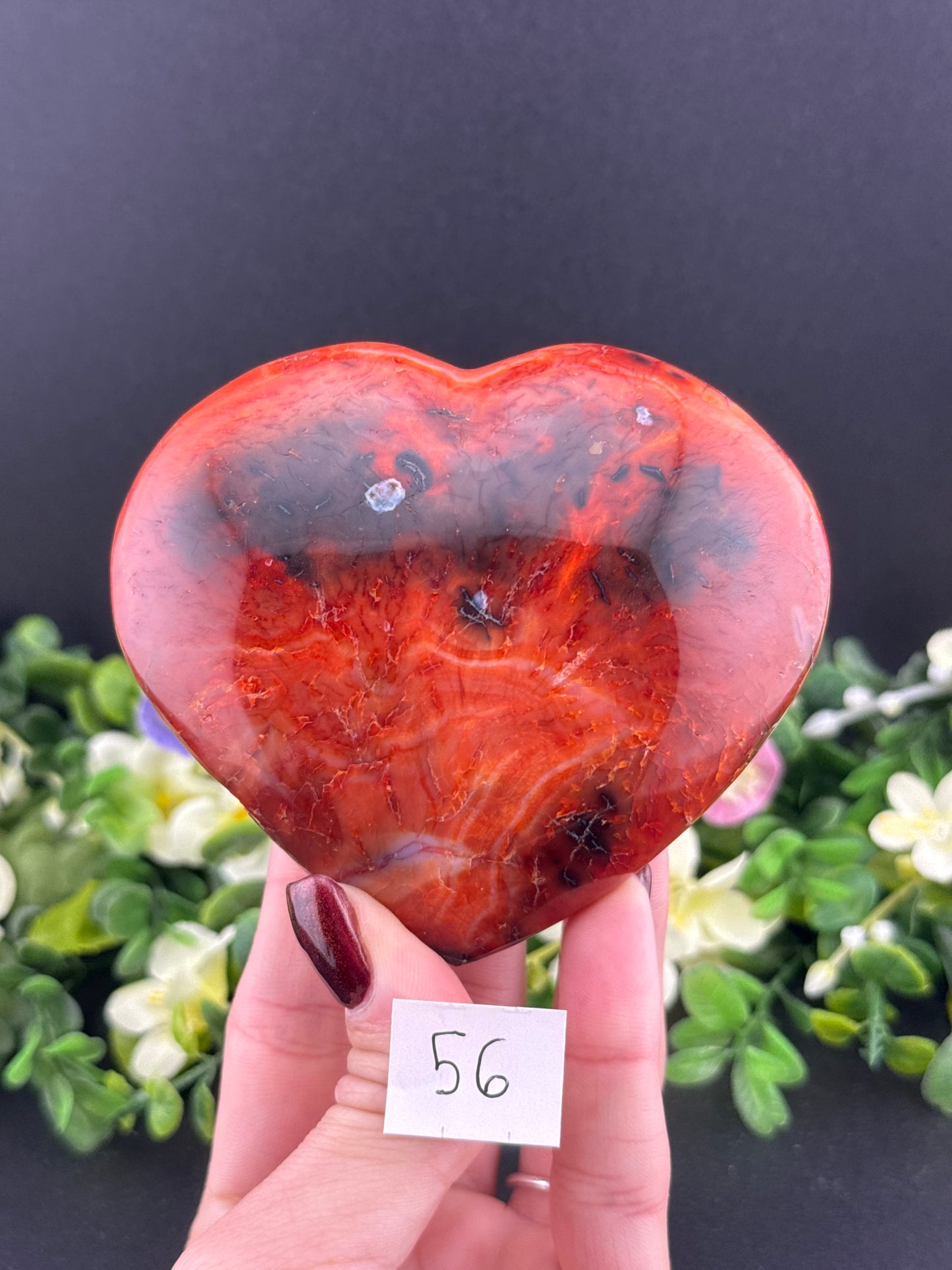 Big Carnelian Hearts