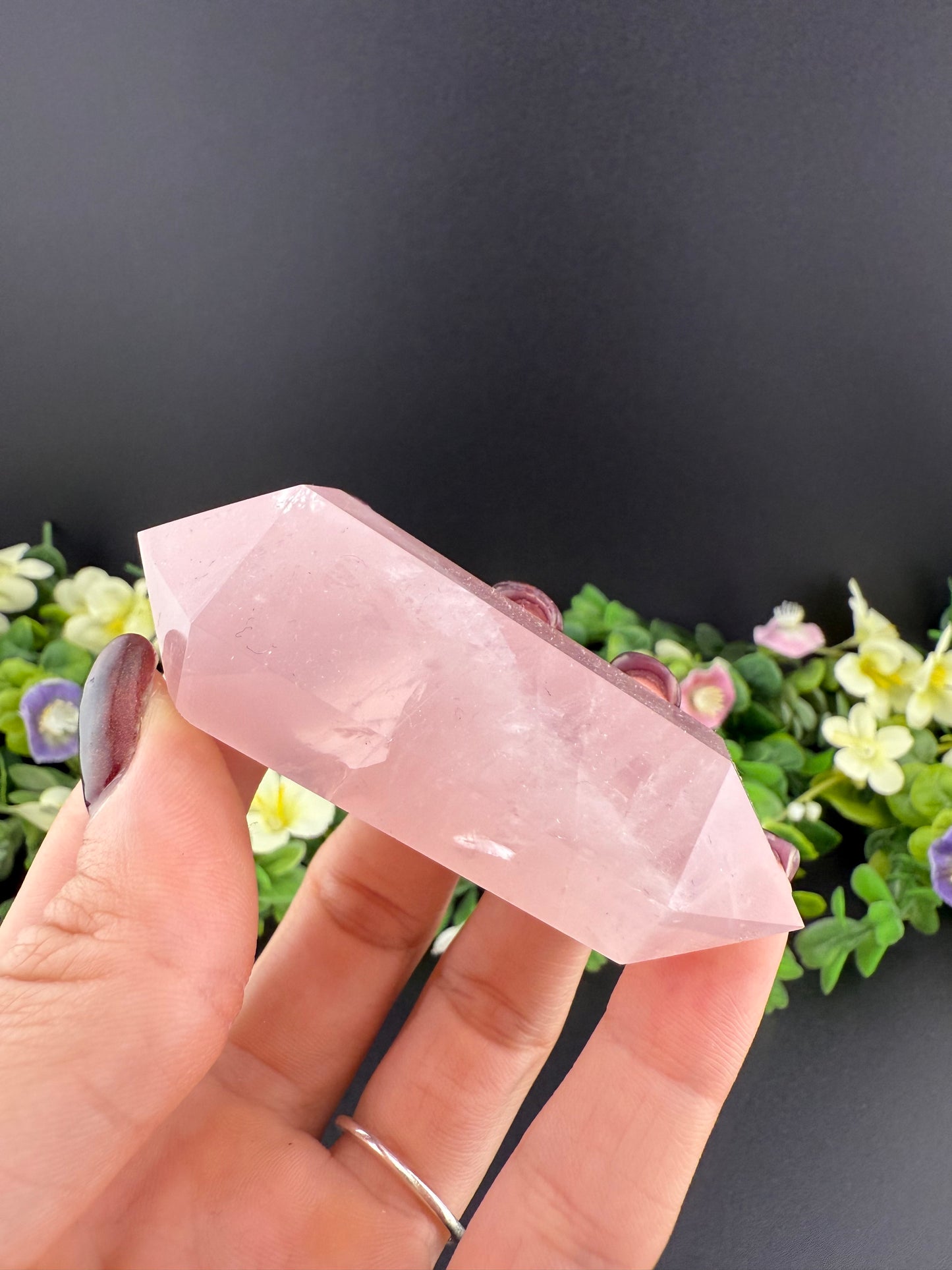 Rose Quartz Double-Point