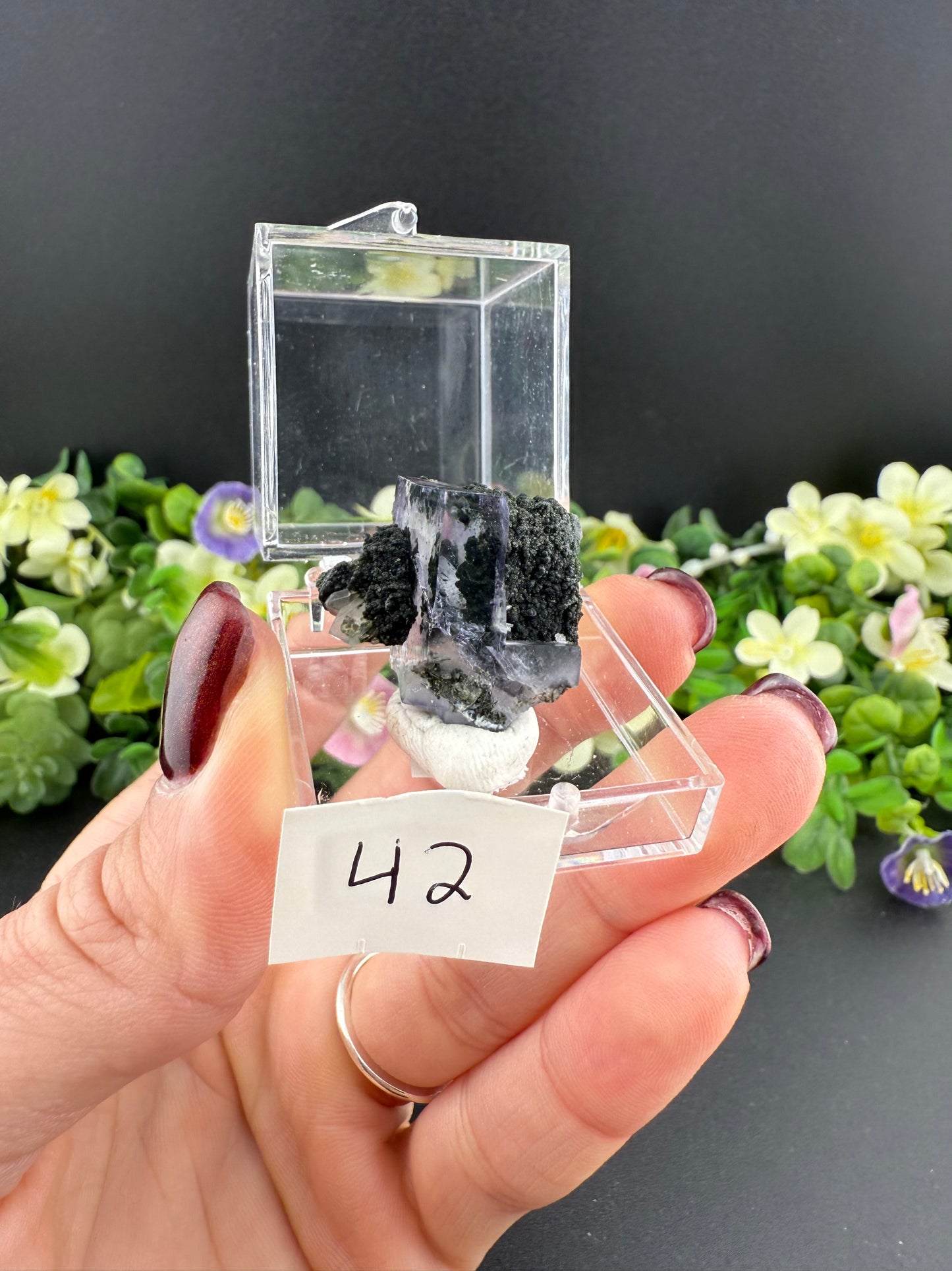 YGX Fluorites with Green Chlorite Inclusions