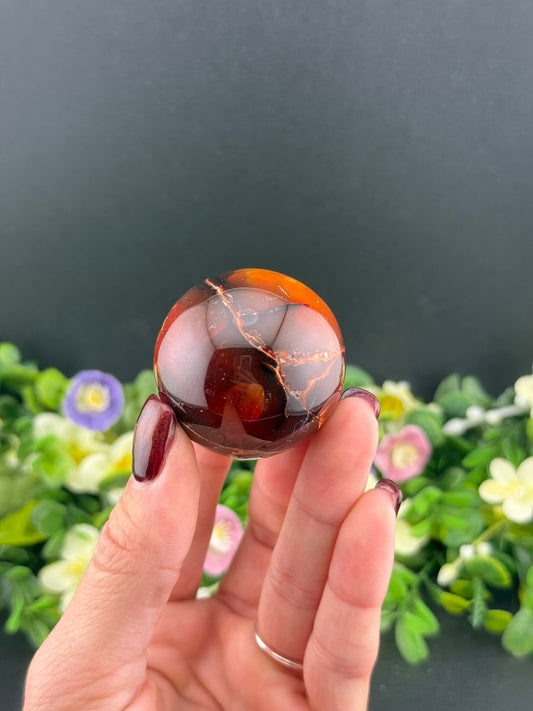 Small Carnelian Sphere