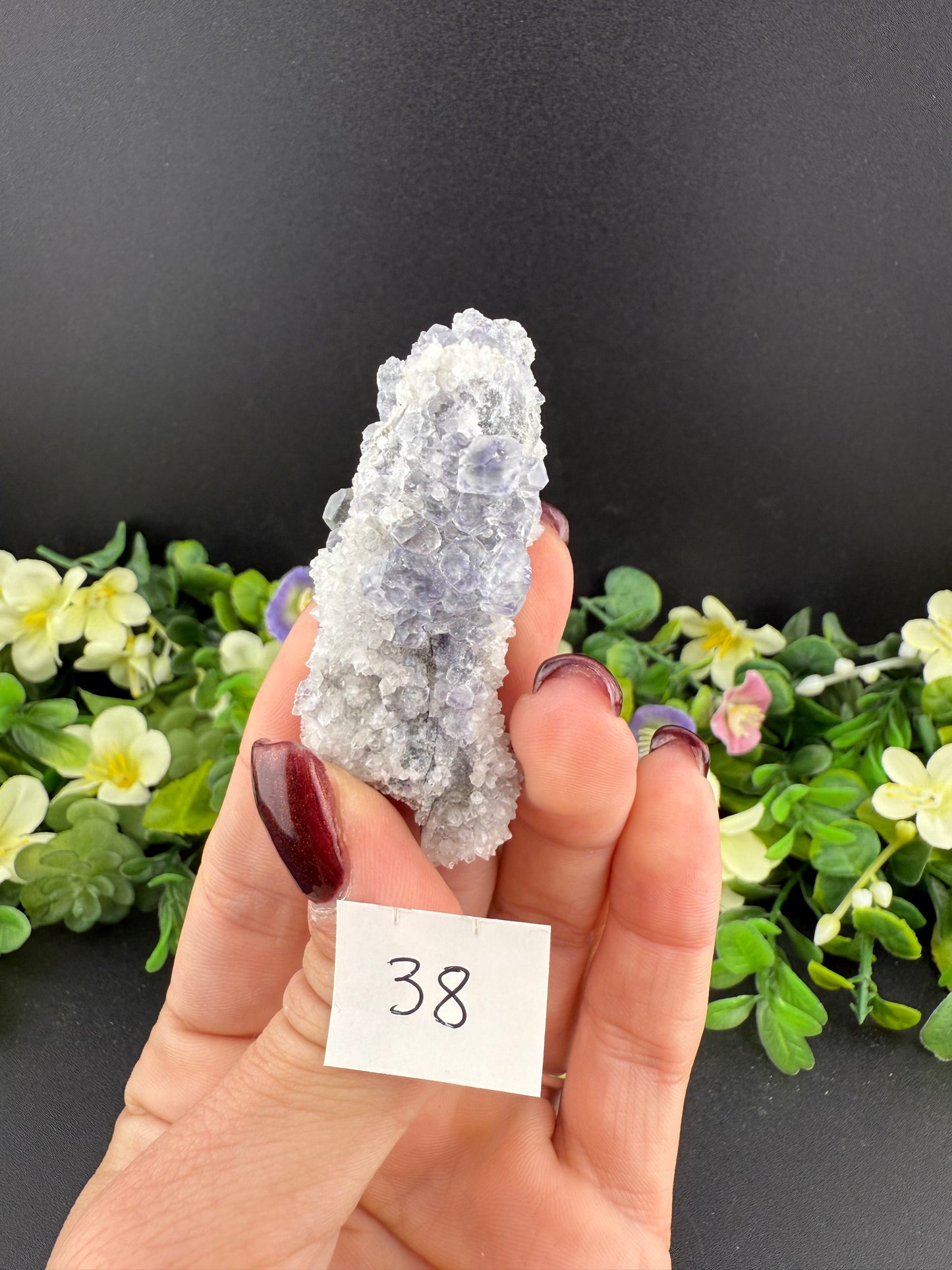 Blue Heart Fluorites