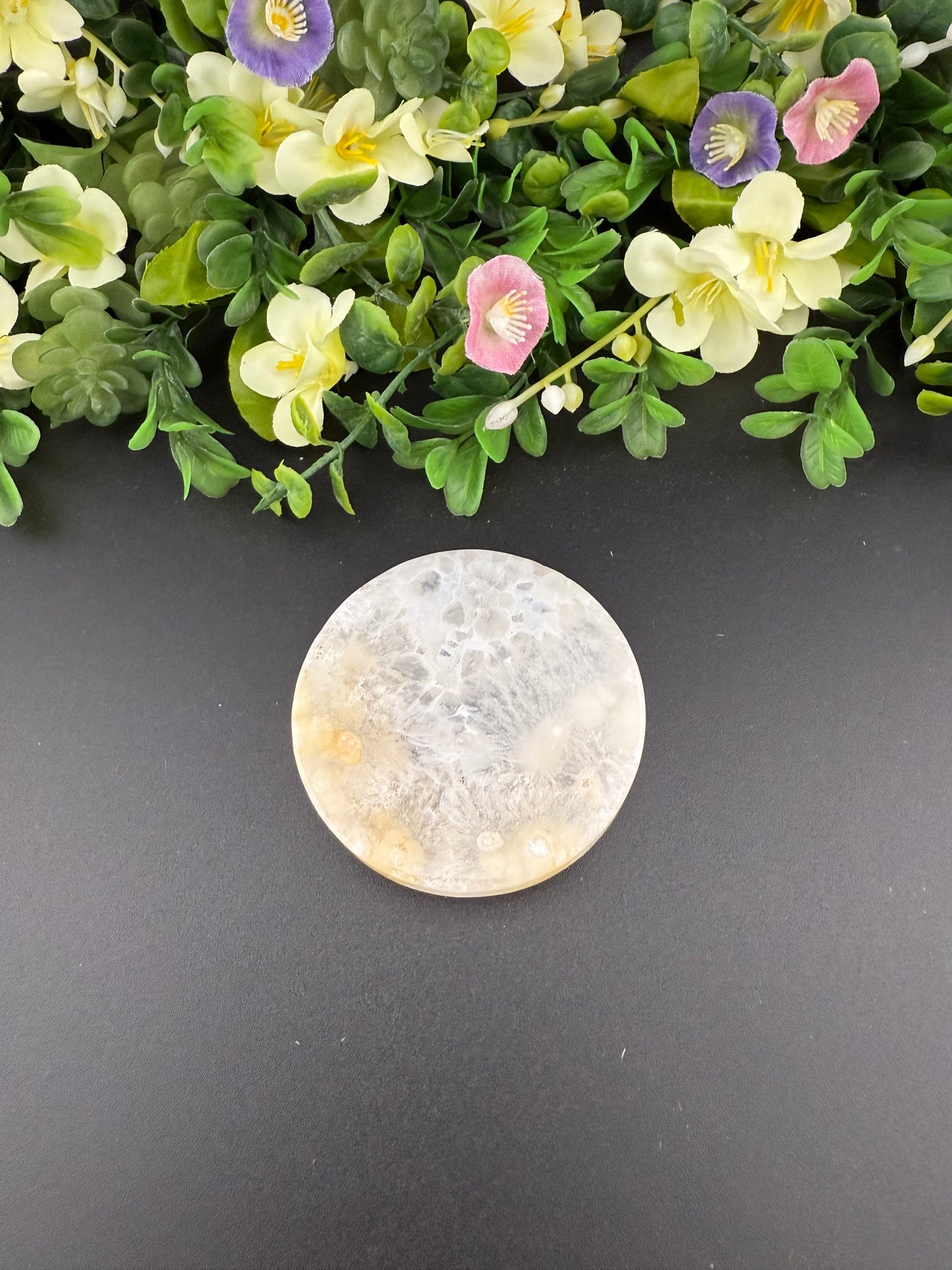 Flower Agate Sphere Holder