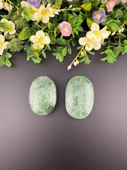 Green Strawberry Quartz Palmstones
